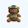 Helldivers 2 Super Merch Private Teddy Bear Plush